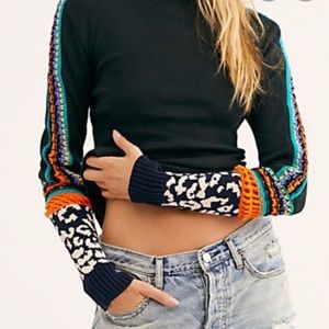 Free People switch it up cuff top